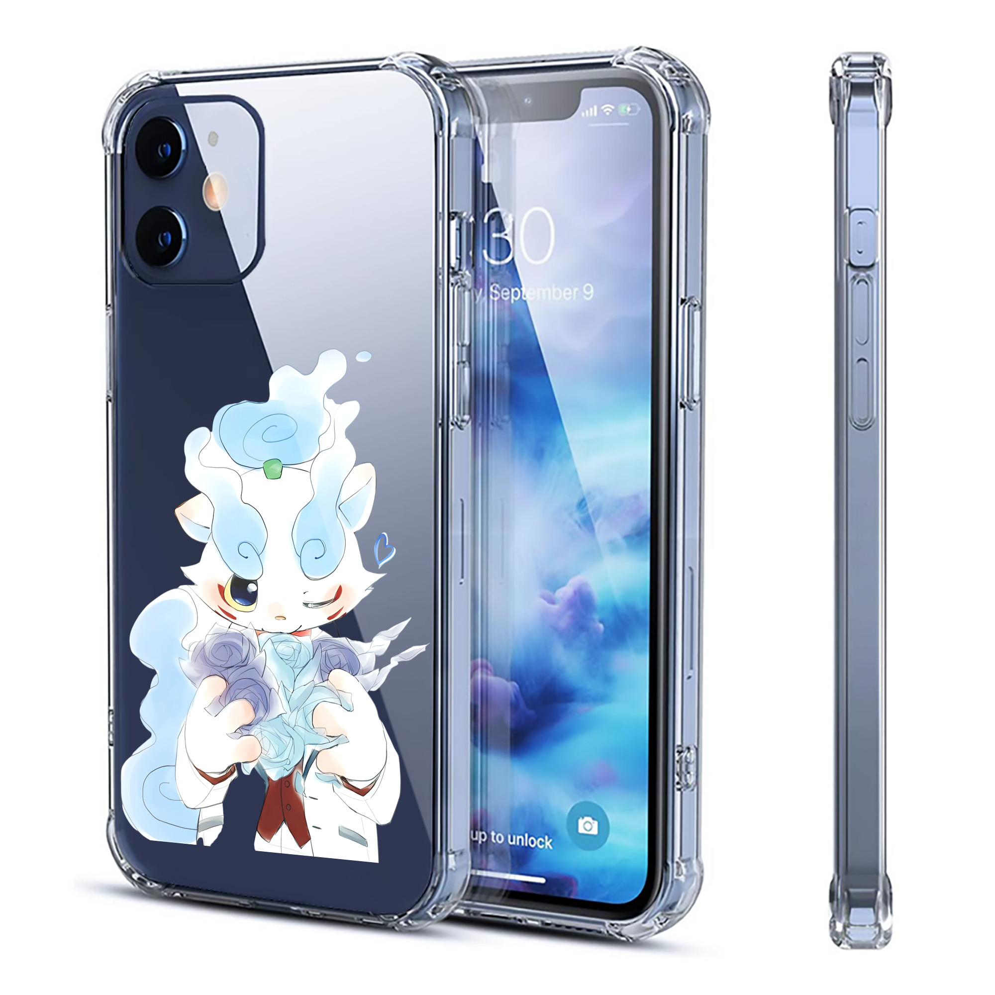 （画像用） 妖怪ウォッチ Yo-kai Watch 【iPhone 12シリーズ対応】透明スマホケース（クリアソフトケース）